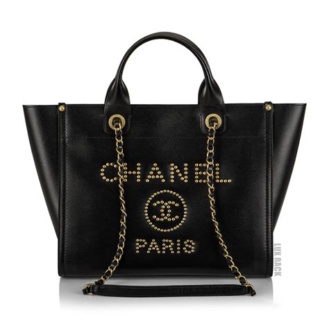 chanel deauville tote leather|chanel deauville tote price leather.